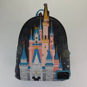 Disney Parks 2026 Disney Parks Cinderella Castle LIGHTS UP Fireworks Loungefly